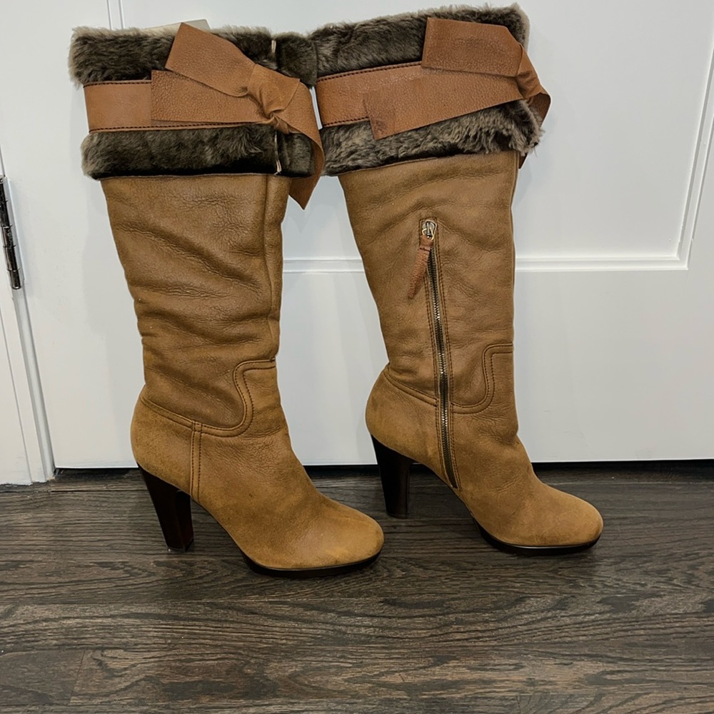 Miu Miu Suede Boots size 38.5